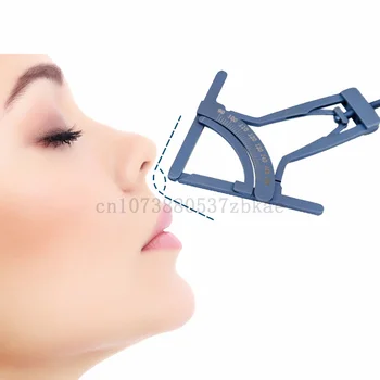 линийка за измерване на носа от титанова сплав Точната Линия за Микроринопластики носа Измерител на носа Измервателна линия